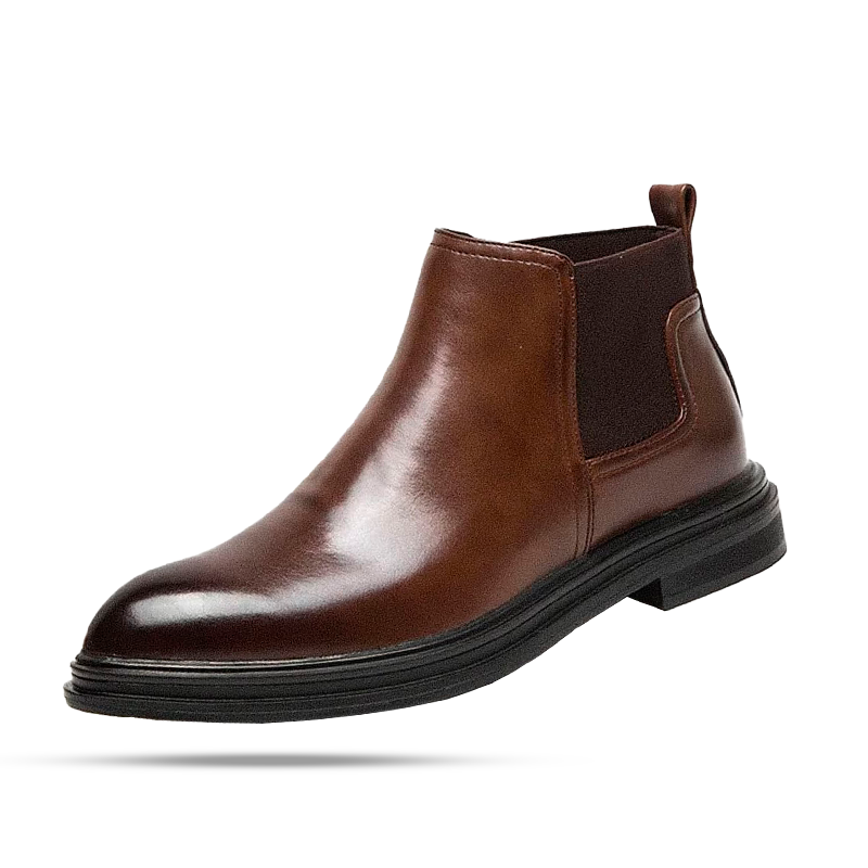 Bota Chelsea Masculina Romenzi 1960 RZ543 em destaque, modelo clássico inspirado nos anos 1960 em couro premium que oferece sofisticação, conforto e durabilidade.