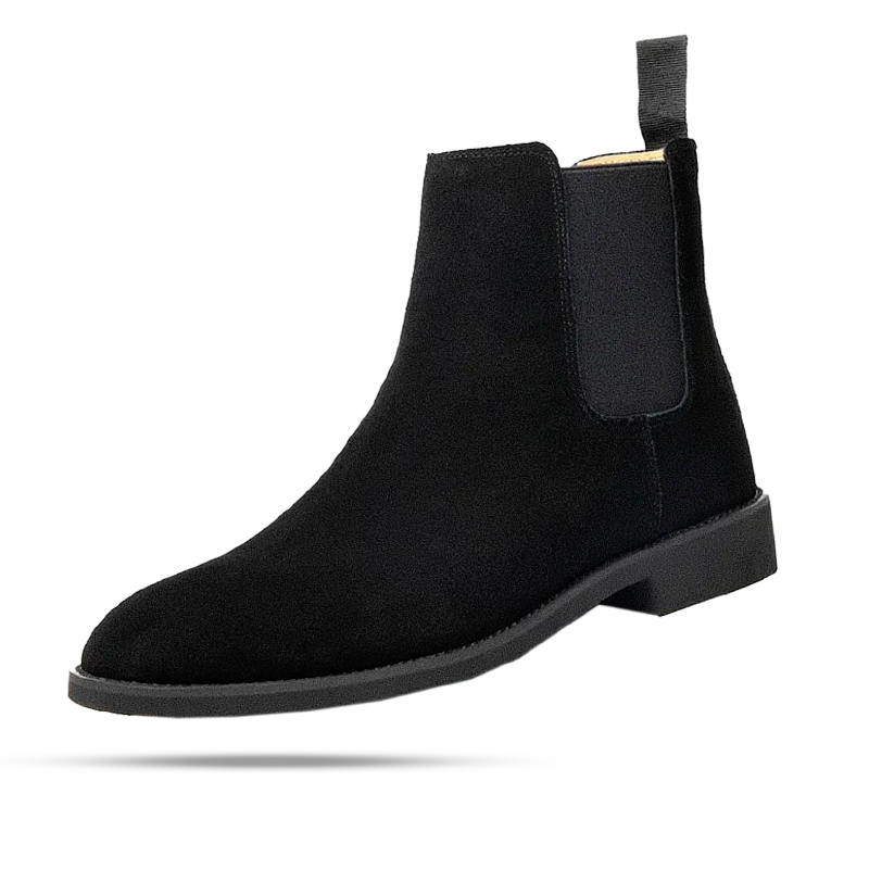 Bota Chelsea Masculina Romenzi Camden RZ544 em destaque, modelo clássico em couro de alta qualidade que une conforto, elegância e durabilidade ao visual masculino.