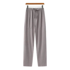 Calça de Linho Masculina Romenzi RZ564 em detalhe, calça sofisticada em linho premium que oferece leveza, conforto e caimento impecável para o homem moderno.