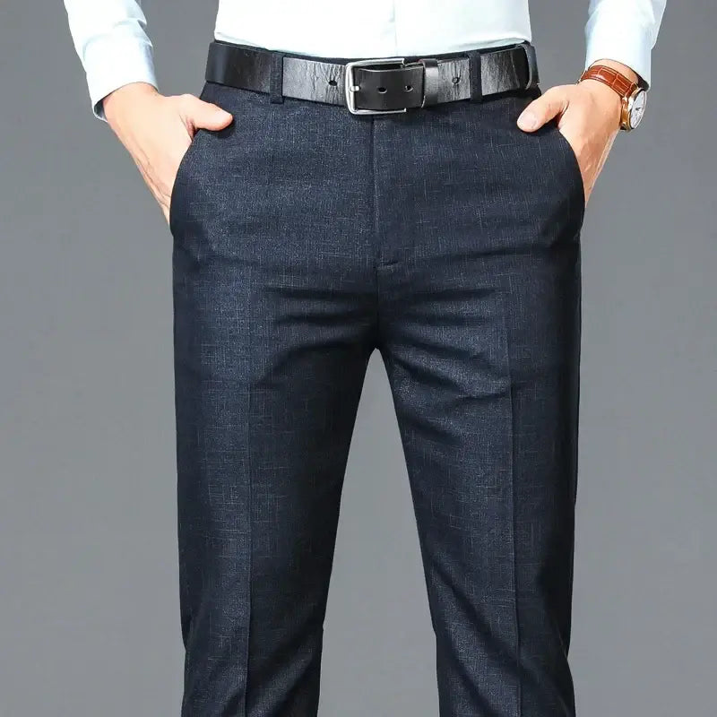 Calça Executiva Clássica Masculina Romenzi RZ008 – visual profissional com conforto, durabilidade e design clássico e refinado