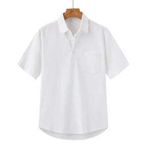 A Camisa de Linho Masculina Romenzi Medelín RZ794 oferece frescor, elegância e versatilidade em linho premium, ideal para ocasiões casuais e eventos formais.