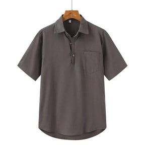 A Camisa de Linho Masculina Romenzi Medelín RZ794 oferece frescor, elegância e versatilidade em linho premium, ideal para ocasiões casuais e eventos formais.