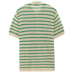 Camisa Manga Curta em Malha Romenzi RZ601 em detalhe, peça leve em malha premium, moderna e sofisticada, ideal para looks casuais e elegantes.