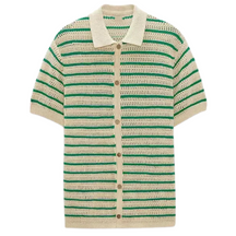 Camisa Manga Curta em Malha Romenzi RZ601 em detalhe, peça leve em malha premium, moderna e sofisticada, ideal para looks casuais e elegantes.