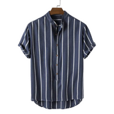 Camisa Manga Curta Romenzi Duna RZ579 confeccionada em tecido leve e respirável, com caimento impecável que une conforto, liberdade de movimento e estilo.