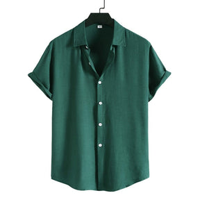 Camisa Manga Curta Romenzi Solare RZ595 feita em tecido leve e respirável, com design moderno que garante frescor, conforto e sofisticação versátil.