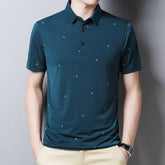 Camisa Polo Masculina Romenzi Milano RZ078 em algodão e poliéster, design clássico e versátil, ideal para uso diário e combinações elegantes.