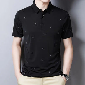 Camisa Polo Masculina Romenzi Milano RZ078 em algodão e poliéster, design clássico e versátil, ideal para uso diário e combinações elegantes.