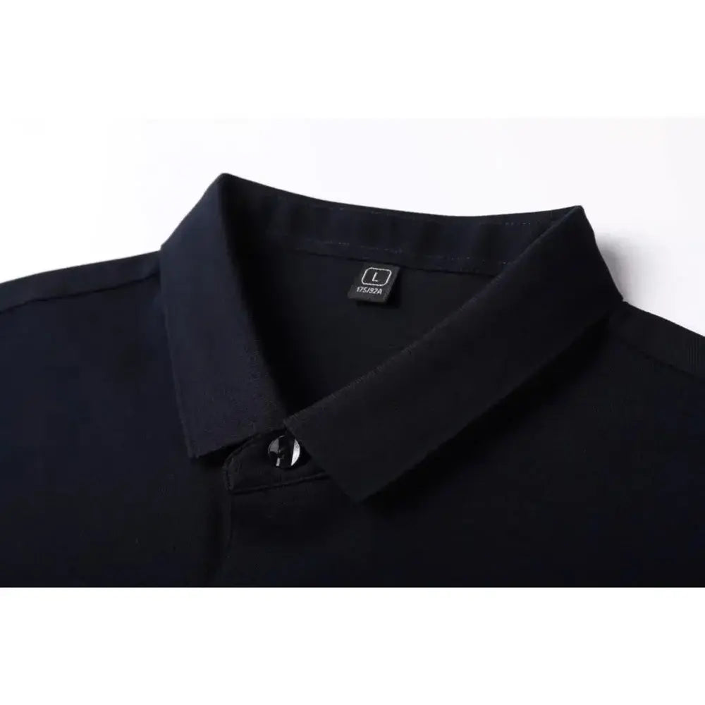 Camisa Polo Masculina Romenzi Prestige RZ081, feita em algodão e poliéster, com design clássico e respirável, ideal para várias ocasiões.