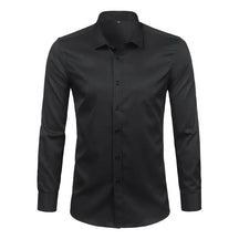 Camisa Social Masculina Romenzi RZ011 com design elegante e confortável, perfeita para o trabalho e eventos formais.