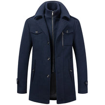 Casaco Masculino Grife Romenzi RZ124 em lã premium com design elegante, parte interna removível e corte sofisticado, perfeito para qualquer ocasião.