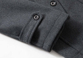 Casaco Masculino Grife Romenzi RZ124 em lã premium com design elegante, parte interna removível e corte sofisticado, perfeito para qualquer ocasião.