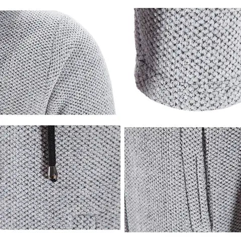 Casaco Masculino Longo com Capuz Romenzi RZ325, tecido premium, design exclusivo, antialérgico, confortável e resistente, ideal para looks formais e casuais.