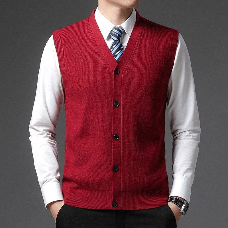 Colete Masculino Social England Romenzi RZ661 em detalhe, peça social sofisticada e resistente, ideal para compor looks masculinos formais com elegância.