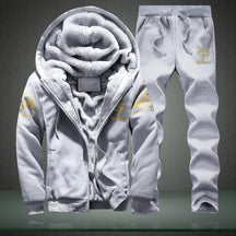 Conjunto Moletom de Lã Masculino Romenzi Dark RZ108 com lã premium textura macia design elegante e conforto ideal para aquecer com estilo nos dias frios