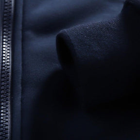 Conjunto Moletom de Lã Masculino Romenzi Dark RZ108 com lã premium textura macia design elegante e conforto ideal para aquecer com estilo nos dias frios