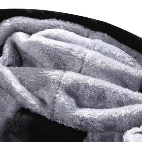 Conjunto Moletom de Lã Masculino Romenzi Dark RZ108 com lã premium textura macia design elegante e conforto ideal para aquecer com estilo nos dias frios