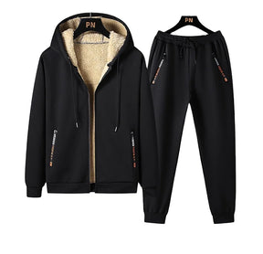 Imagem do Conjunto Moletom de Lã Masculino Romenzi RZ100 em lã premium, design exclusivo, costuras reforçadas e textura aconchegante.