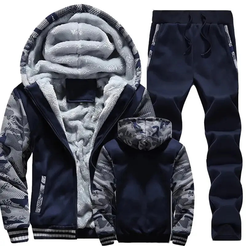Conjunto Moletom de Lã Masculino Romenzi RZ104 feito com lã premium design refinado e conforto acolhedor ideal para o inverno