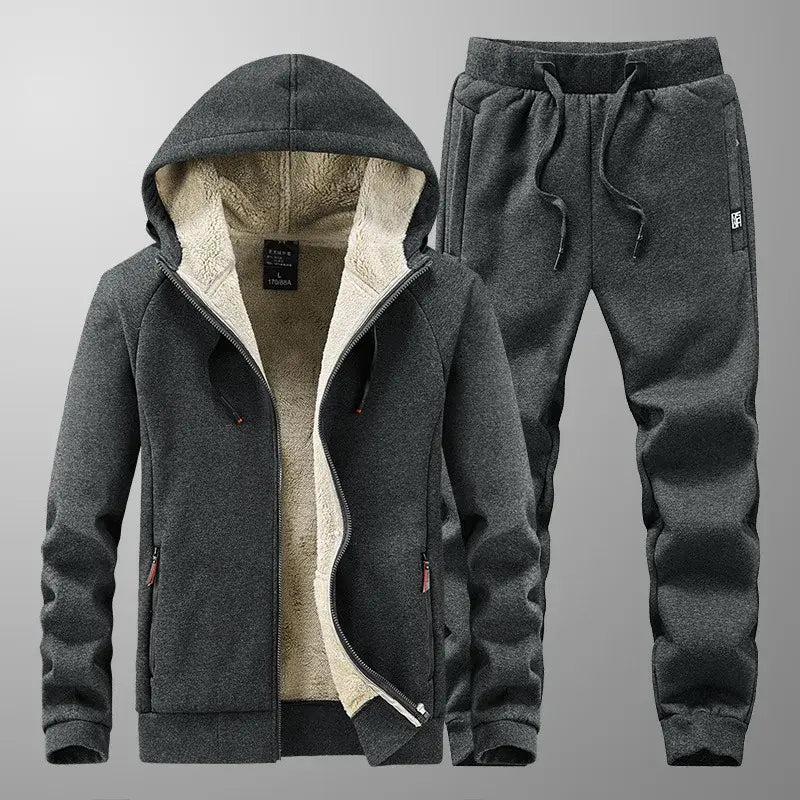 Conjunto Moletom Masculino Romenzi RZ101 com lã premium, design exclusivo e acabamento que oferece conforto e sofisticação para os dias frios.