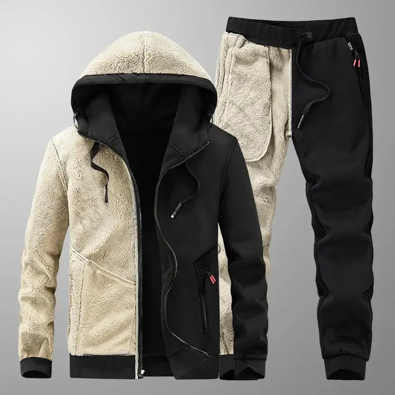 Conjunto Moletom Masculino Romenzi RZ101 com lã premium, design exclusivo e acabamento que oferece conforto e sofisticação para os dias frios.