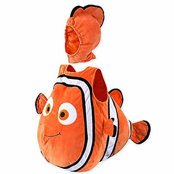 Fantasia Infantil Peixinho Aventureiro feita em algodão de alta qualidade, ideal para festas, brincadeiras e momentos mágicos com conforto e estilo.