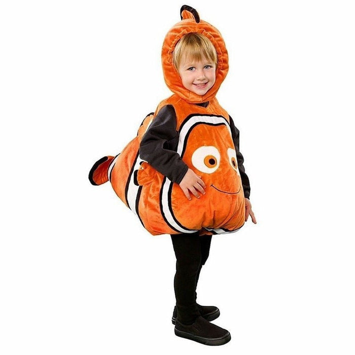 Fantasia Infantil Peixinho Aventureiro feita em algodão de alta qualidade, ideal para festas, brincadeiras e momentos mágicos com conforto e estilo.