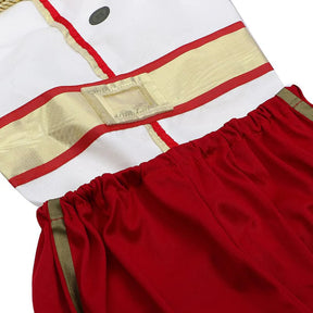 Fantasia Infantil Príncipe Encantado confeccionada em poliéster, ideal para festas infantis e brincadeiras que estimulam a imaginação.