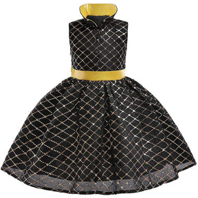 Fantasia Infantil Vestido Menina Elementos feita em poliéster, malha e cetim de alta qualidade, perfeita para festas, eventos e brincadeiras mágicas.
