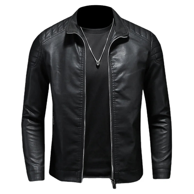 Jaqueta de Motociclista Masculina Romenzi RZ126 feita em poliéster resistente, com forro acolchoado, reforços de segurança e design moderno e estiloso.