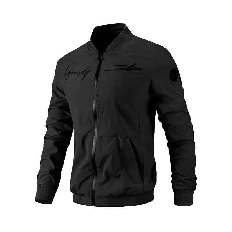 Jaqueta Impermeável Masculina Elegante Romenzi RZ156, com tecido premium, impermeável e design sofisticado para estilo e conforto.
