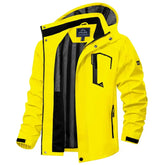 Jaqueta Impermeável Masculina Romenzi RZ323 feita com materiais impermeáveis e respiráveis, design ergonômico e moderno. Ideal para dias chuvosos e ao ar livre.