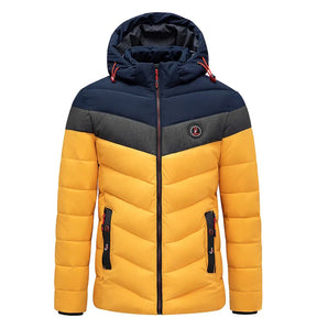 Jaqueta Masculina Antarctica Romenzi RZ199 com forro acolchoado, capuz removível e proteção contra frio e chuva.