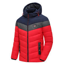 Jaqueta Masculina Antarctica Romenzi RZ199 com forro acolchoado, capuz removível e proteção contra frio e chuva.