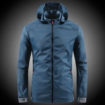 Jaqueta Masculina Corta Vento Impermeável Romenzi RZ182, proteção contra chuva e vento com estilo e leveza.