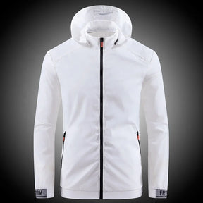 Jaqueta Masculina Corta Vento Impermeável Romenzi RZ182, proteção contra chuva e vento com estilo e leveza.