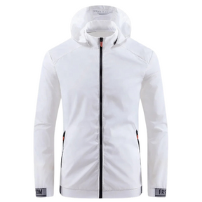 Jaqueta Masculina Corta Vento Impermeável Romenzi RZ182, proteção contra chuva e vento com estilo e leveza.