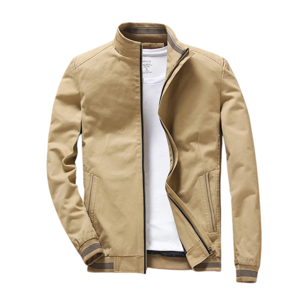 Jaqueta Masculina Milano Romenzi RZ166 destacando design sofisticado e materiais de alta qualidade.