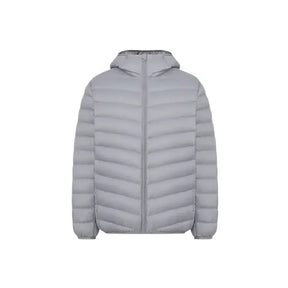 Jaqueta Masculina Puffer Romenzi RZ322 com enchimento térmico, capuz e acabamento premium. Ideal para conforto e estilo nos dias mais frios.