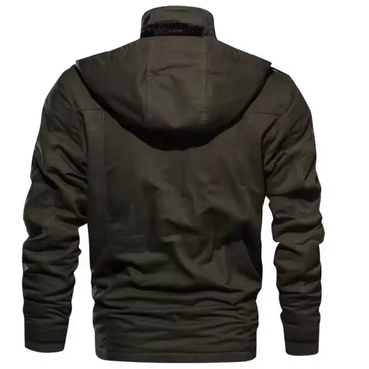 Jaqueta Motociclista Masculina Romenzi RZ317 com interior acolchoado de algodão, bolsos funcionais e detalhes refletivos para conforto e proteção.