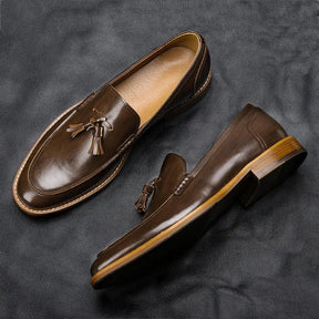 Mocassim Masculino Palermo Romenzi RZ742 em detalhe, calçado premium sofisticado, resistente e elegante, ideal para ocasiões casuais ou formais.