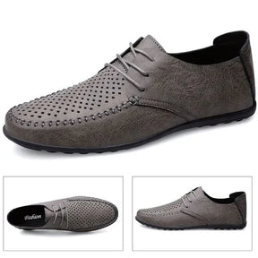 Mocassim Masculino Viena Romenzi RZ747 em detalhe, calçado sofisticado e resistente, com design minimalista que garante estilo versátil e elegante.