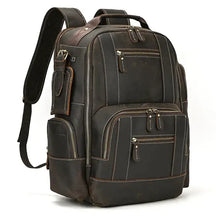 Mochila Executiva em Couro Romenzi Retrô RZ071 com design clássico, couro refinado e compartimentos funcionais para notebooks e itens pessoais.