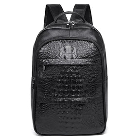 Mochila Executiva em Couro Romenzi Seoul RZ074 com design clássico, couro refinado e compartimentos ideais para notebooks e itens pessoais.