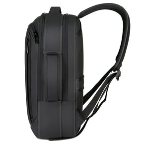 Mochila Executiva Romenzi RZ066 com tecido impermeável, porta USB, alças acolchoadas e espaço seguro para notebook 15''. Ideal para trabalho e viagens.