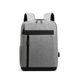 Mochila Executiva Smart Romenzi RZ952 em detalhe, modelo impermeável com USB, cadeado TSA e compartimento acolchoado para notebook 15'.