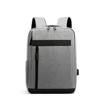 Mochila Executiva Smart Romenzi RZ952 em detalhe, modelo impermeável com USB, cadeado TSA e compartimento acolchoado para notebook 15'.
