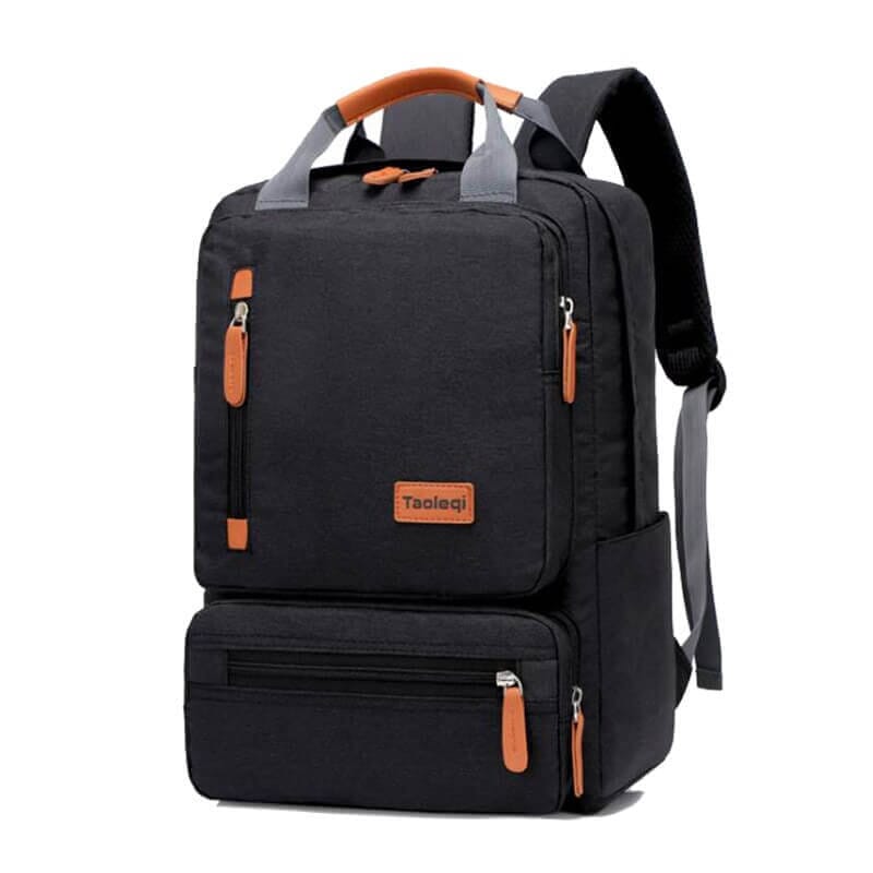 Mochila Executiva Street Romenzi RZ955 em detalhe, peça moderna e resistente com compartimento acolchoado para notebook 15' e alças ergonômicas.
