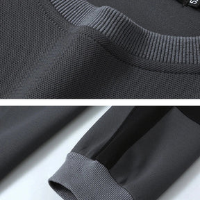 Moletom Masculino Básico Neutro Romenzi RZ988 em detalhe, peça clean e aconchegante com isolamento térmico, conforto e estilo versátil para o inverno.