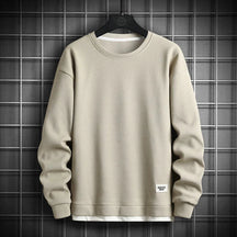 Moletom Masculino Casual Heated Romenzi RZ972 em detalhe, peça versátil com isolamento térmico que oferece aconchego, conforto e estilo moderno.